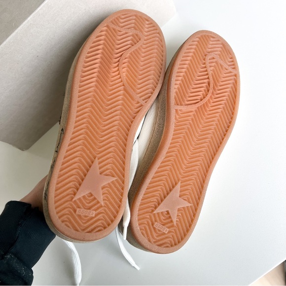 Golden Goose Ballstar Sneakers w/ Leopard-Print Star and Black Leather Heel Tab - Picture 10 of 10